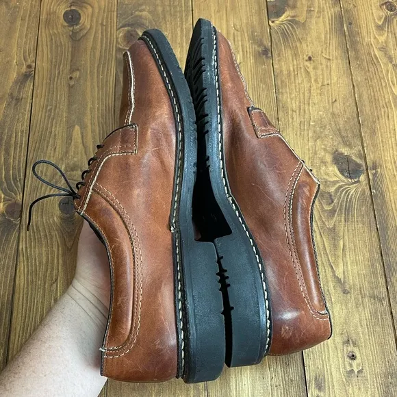 Allen Edmonds size 10.5 wilbert comfort shoes brown leather