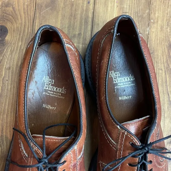 Allen Edmonds size 10.5 wilbert comfort shoes brown leather