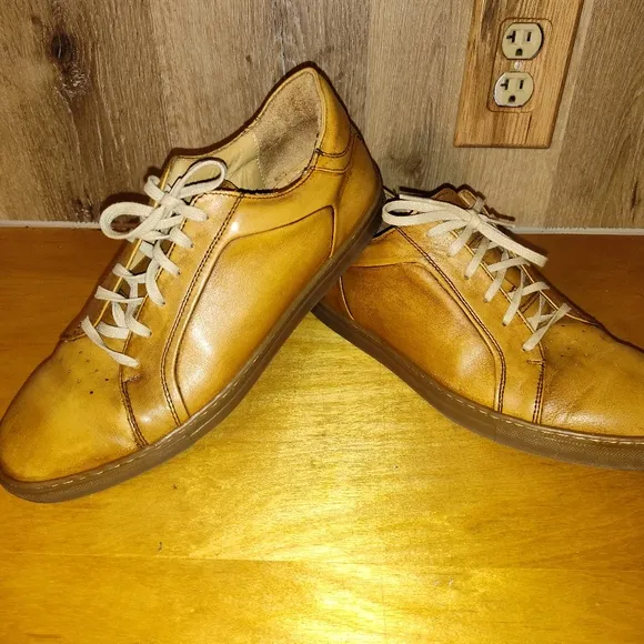 Allen Payne Sheepskin Shoes Mens Sz 11
