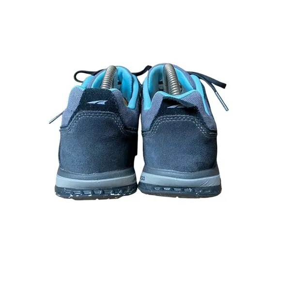 Altra Lone Peak Trail Running Shoes Sneakers Gray Suede Canvas Ego Women 10