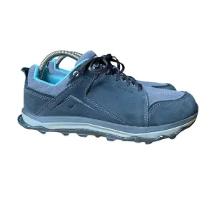 Altra Lone Peak Trail Running Shoes Sneakers Gray Suede Canvas Ego Women 10