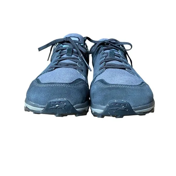 Altra Lone Peak Trail Running Shoes Sneakers Gray Suede Canvas Ego Women 10
