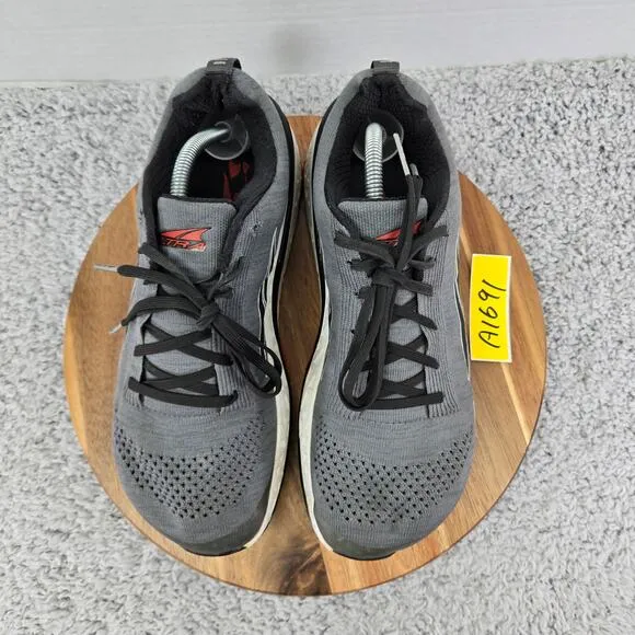 Altra Paradigm 4.5 Gray Black Athletic Road Running Shoes Mens 10 ALM1948G220