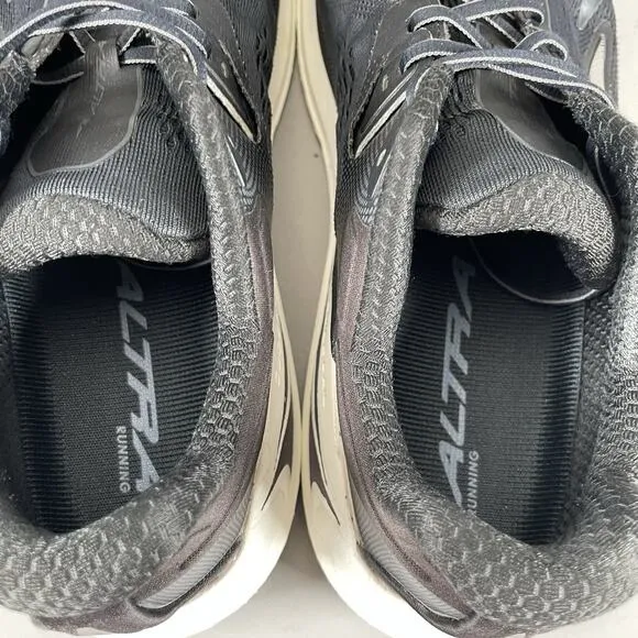 Altra Paradigm 6 Men 11 Black White Road Running Sneaker Athletic Max Cushioning