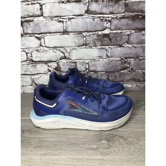 Altra Paradigm 7 Blue Athletic Lace Running Shoes Men Sz 10M US/44EU AL0A82C5440