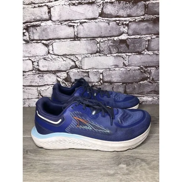 Altra Paradigm 7 Blue Athletic Lace Running Shoes Men Sz 10M US/44EU AL0A82C5440