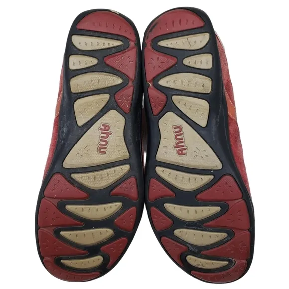 Anhu | Burnt Orange Suede Leather Mary Jane Style Comfort Outdoor Shoes 8.5
