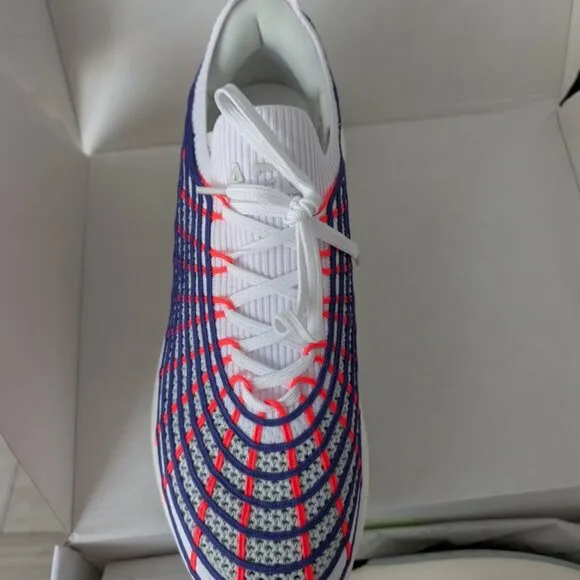 APL Mens Techloom Zipline - Size 10 - White/Blue Haze/Impulse Red