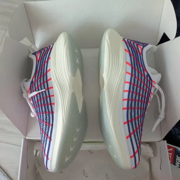 APL Mens Techloom Zipline - Size 10 - White/Blue Haze/Impulse Red