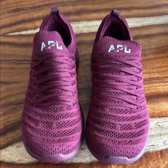 APL Women's Maroon Knit Sneakers
