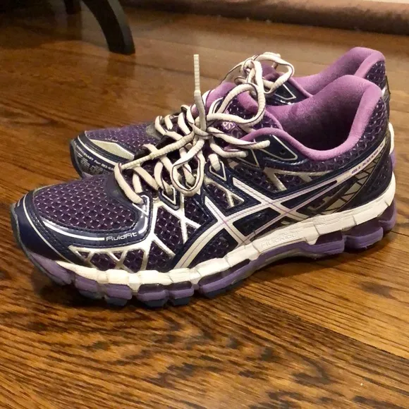 ASIC GEL KAYANO 20 Women’s Purple Running Cross Training Shoes Sz 8