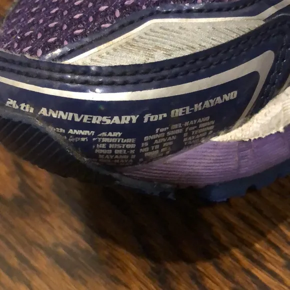 ASIC GEL KAYANO 20 Women’s Purple Running Cross Training Shoes Sz 8