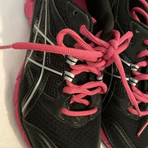 Asics C122N Havoc Girls Black And Pink shoes 3