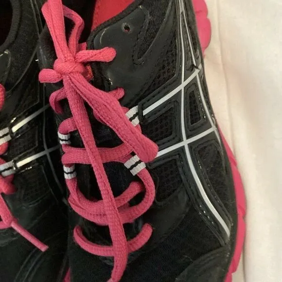 Asics C122N Havoc Girls Black And Pink shoes 3