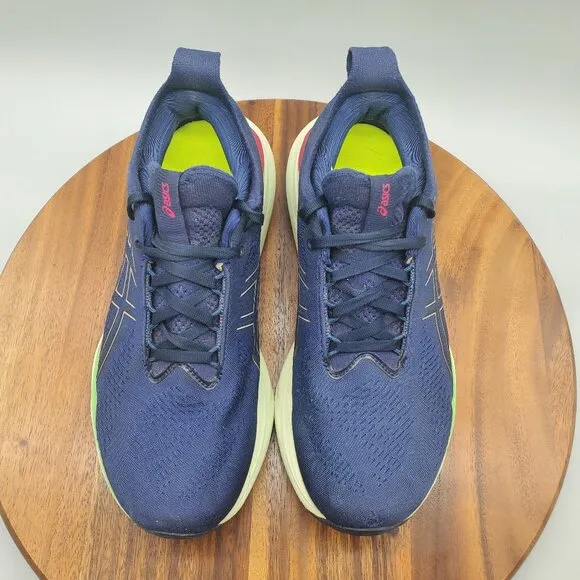 Asics Gel Nimbus 25 Shoes Women's 8 Blue Athletic Training Running Sneakers