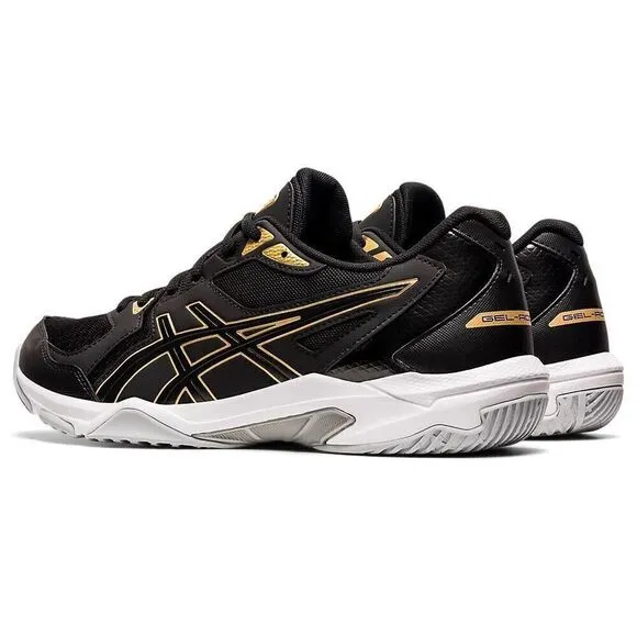 ASICS GEL-Rocket 10 Volleyball Shoes Men’s Size 11.5 Black/Gold 1071A054-002 NWB
