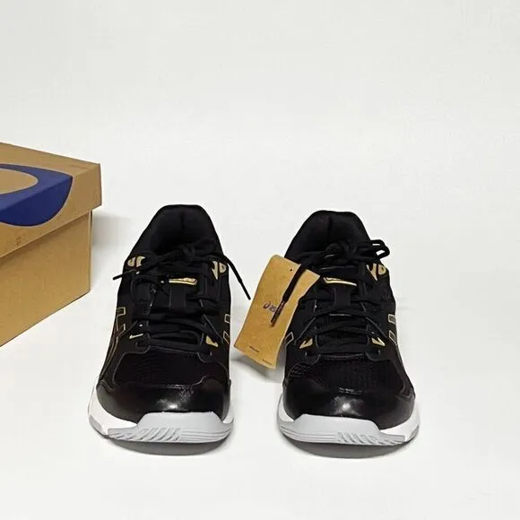 ASICS GEL-Rocket 10 Volleyball Shoes Men’s Size 11.5 Black/Gold 1071A054-002 NWB