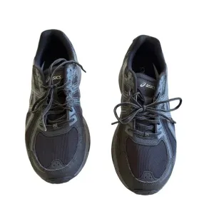 Asics Gel Venture 6 Running Shoes - Mens Size 12 (4E)- Black/Gray - T7G3N USED