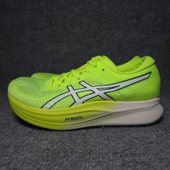 ASICS Magic Speed 2 Running Shoes Womens 7 Safety Yellow Athletic Sneakers NEW