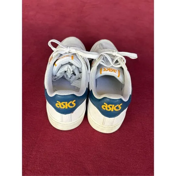 ASICS Men's White Japan S Leather Lace Up Low Top Tennis Sneaker Shoes Size 6.5