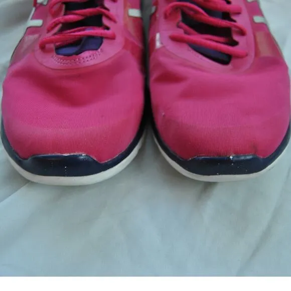 Asics Training Shoes Pink Neon Size 11.5 Mens