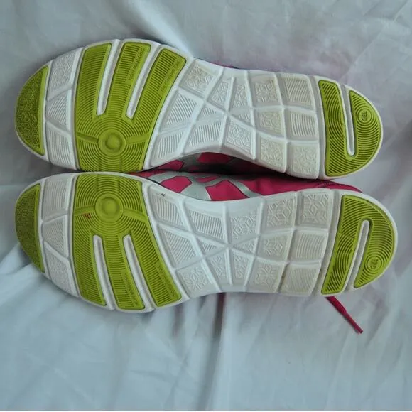 Asics Training Shoes Pink Neon Size 11.5 Mens