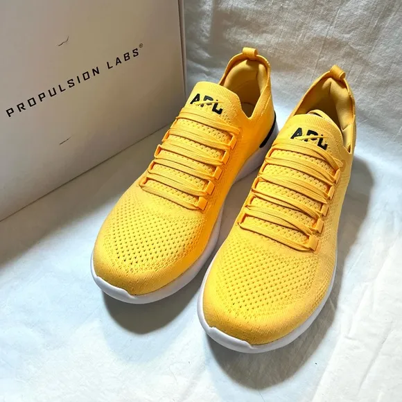 Athletic Propulsion Labs APL Trchloom Breeze Yellow Men's Sneakers 9