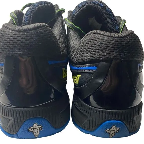 Babolat Vibrakill Men's Sz 11 Blue Black Green Michelin Non Marking Tennis Shoes