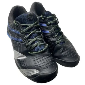 Babolat Vibrakill Men's Sz 11 Blue Black Green Michelin Non Marking Tennis Shoes