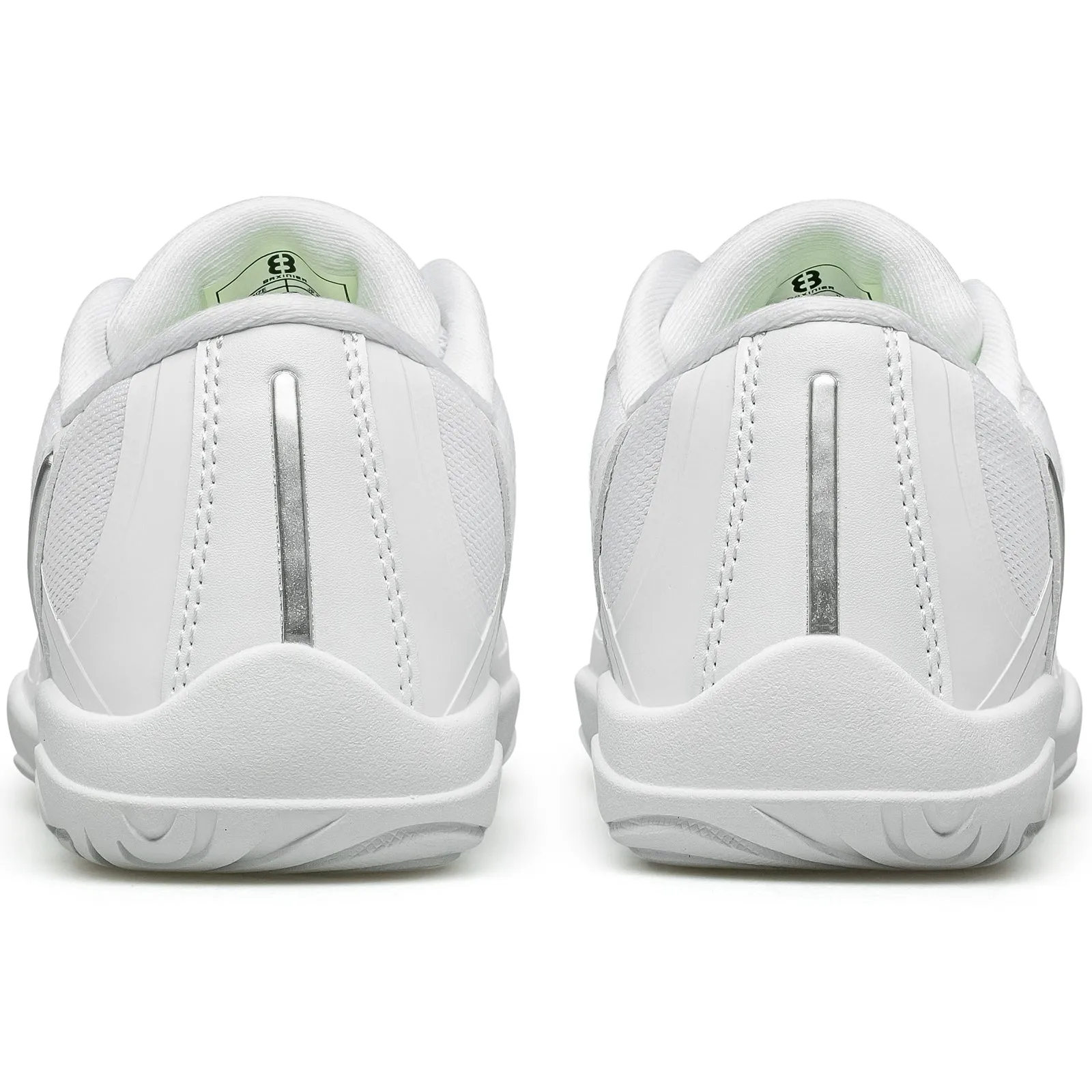 BAXINIER Girls White Cheerleading Dance Shoes Lightweight Youth Competition Cheer Sneakers Kids Training Tennis Shoes