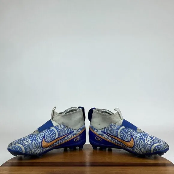 Big Kids Nike Mercurial Superfly 9 Pro CR7 FG Soccer Cleats Shoes Size 5.5 Y GUC
