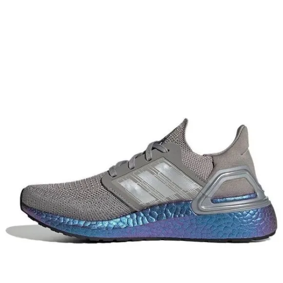 Big Kids Youth Adidas UltraBoost 20 5 Dash Grey Iridescent NASA Running Shoes
