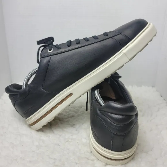 Birkenstock Bend Men's Low Top Sneaker Size 13 Black Leather Comfort Shoes