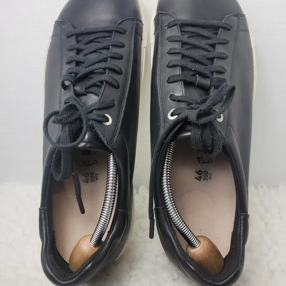 Birkenstock Bend Men's Low Top Sneaker Size 13 Black Leather Comfort Shoes