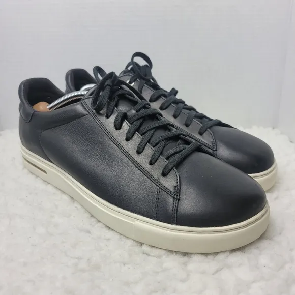Birkenstock Bend Men's Low Top Sneaker Size 13 Black Leather Comfort Shoes