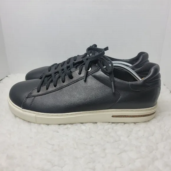 Birkenstock Bend Men's Low Top Sneaker Size 13 Black Leather Comfort Shoes