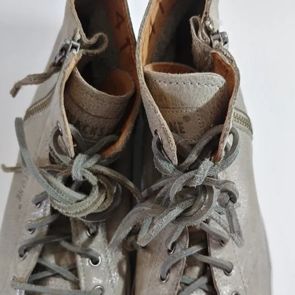 Blackstone  Metallic Gray JL19 High-Top Sneaker