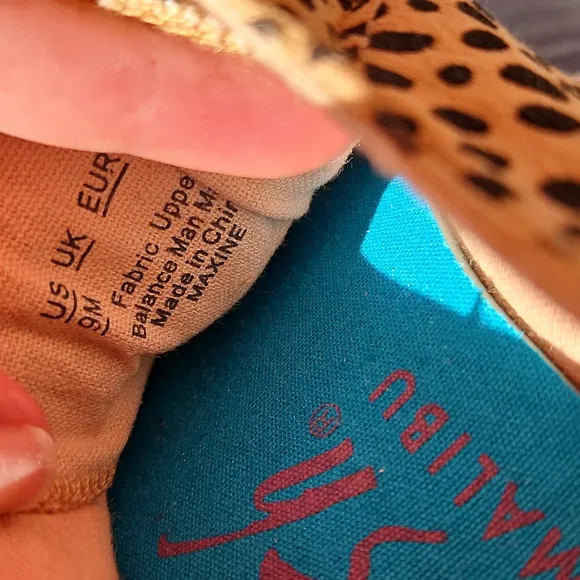 Blowfish Malibu Maxine Cheetah Leopard Print Slip-on Sneakers Tennis Shoes 9