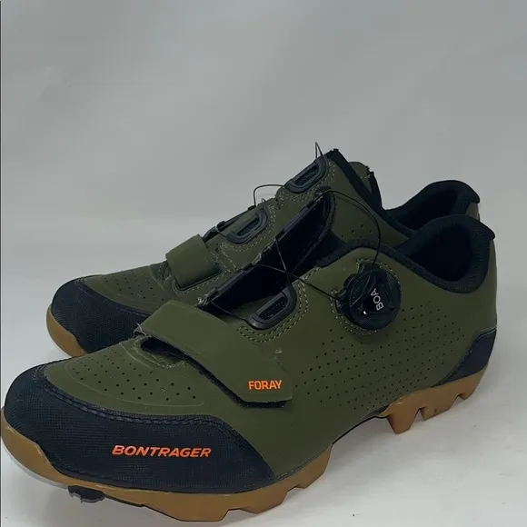 Bontrager. Foray Mountain Bike Olive Green Cycling Shoes SZ 9