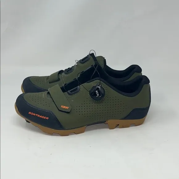 Bontrager. Foray Mountain Bike Olive Green Cycling Shoes SZ 9