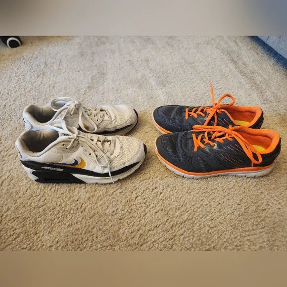 Boys Lot Of 2 Sneaker Tennis Shoes Size 6 Champion Nike
