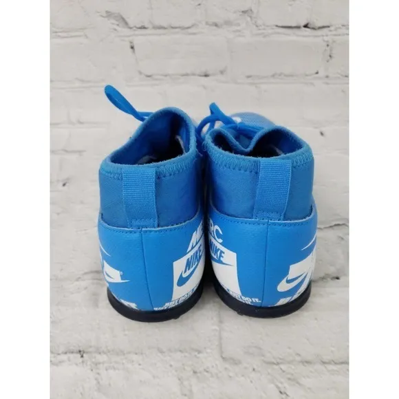 Boys Nike AT8156-414 Mercurial Size Superfly 5Y‎ Blue Football Shoes Cleats