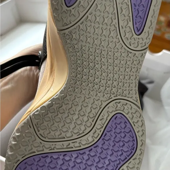 Brandblack Dirty Villain Black, tan, purple, and Gray Sneakers