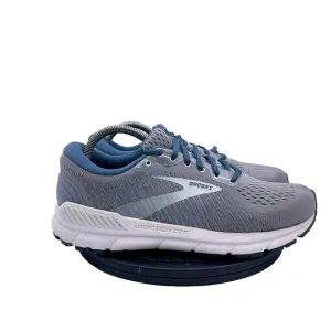 Brooks Addiction GTS 15 Shoes Womens size 10.5 Grey Aqua Road Walking 1203521B09
