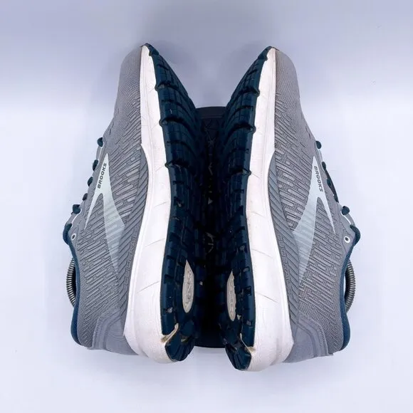 Brooks Addiction GTS 15 Shoes Womens size 10.5 Grey Aqua Road Walking 1203521B09