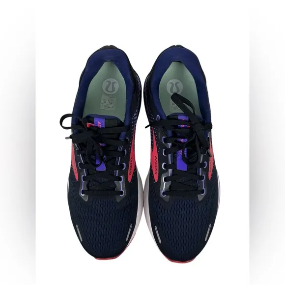 Brooks Adrenaline GTS 22 Womens 10 Shoes Black Purple Coral Support Road Running