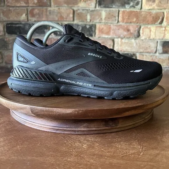 Brooks Adrenaline GTS 23 Women's 10.5 Men's 9 Black Road Running Shoes Sneakers