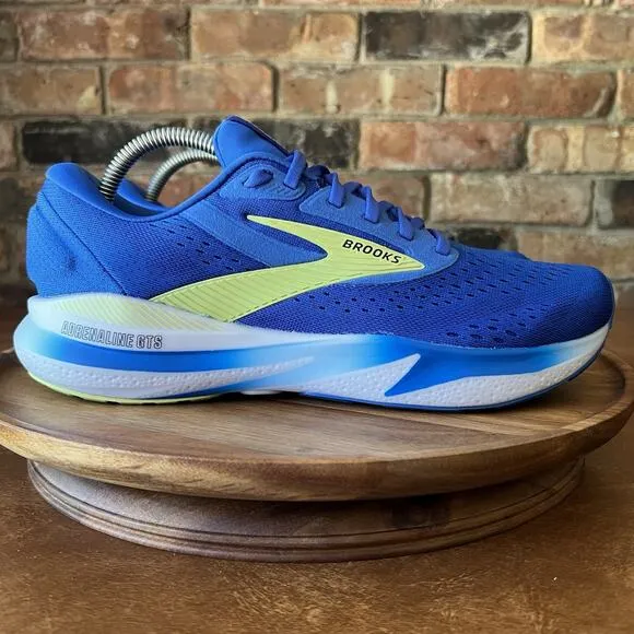 Brooks Adrenaline GTS 24 Blue Men's 9 Road Running Supportive Shoes Sneakers