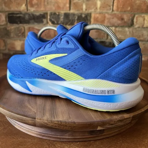 Brooks Adrenaline GTS 24 Blue Men's 9 Road Running Supportive Shoes Sneakers