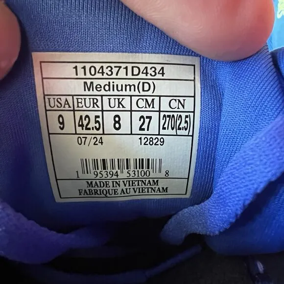 Brooks Adrenaline GTS 24 Blue Men's 9 Road Running Supportive Shoes Sneakers